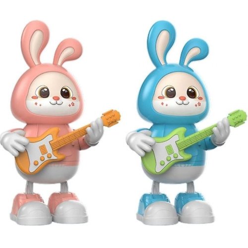 Rabbit Guitarist with Light & Music Toy