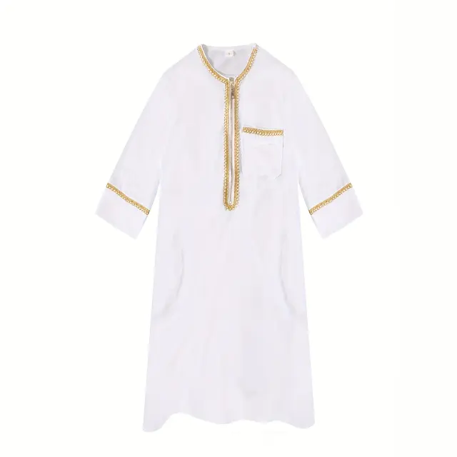 Boys' Foreign Trade Long-Sleeve Clothing, Spring and Autumn Long-Sleeve Floral Pattern Half-Zip Long Shirt, Children's Clothing Ins