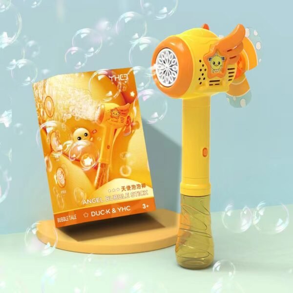 Automatic Bubble Wand Stick with Fans Bubble Machine Children’s Toys